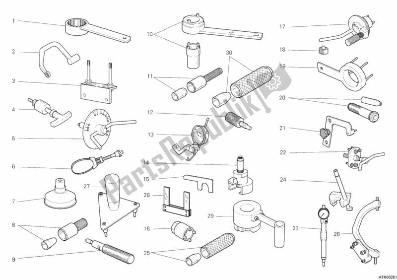 All parts for the Workshop Service Tools, Engine of the Ducati Monster 1100 EVO ABS 2012